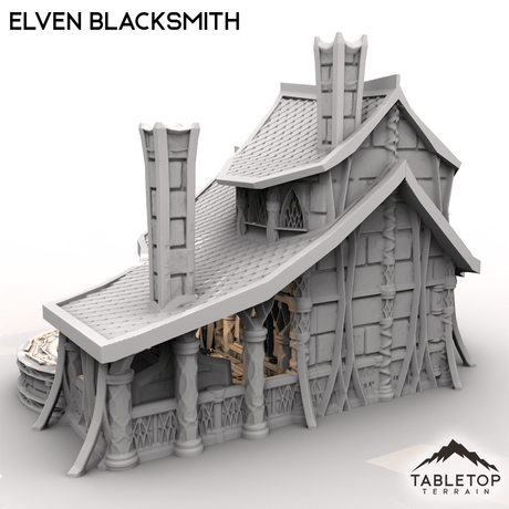 Tabletop Terrain Building Elven Blacksmith