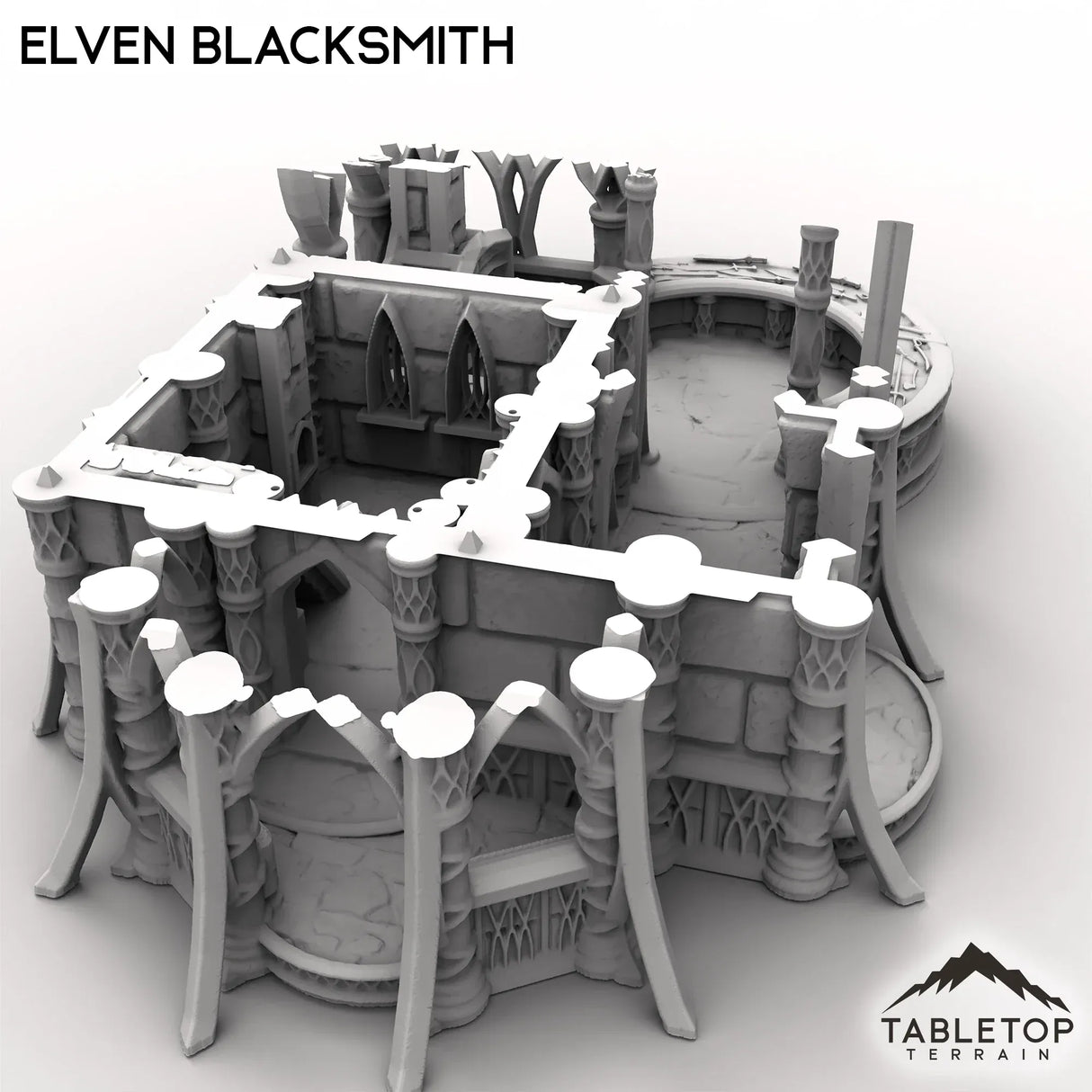 Tabletop Terrain Building Elven Blacksmith