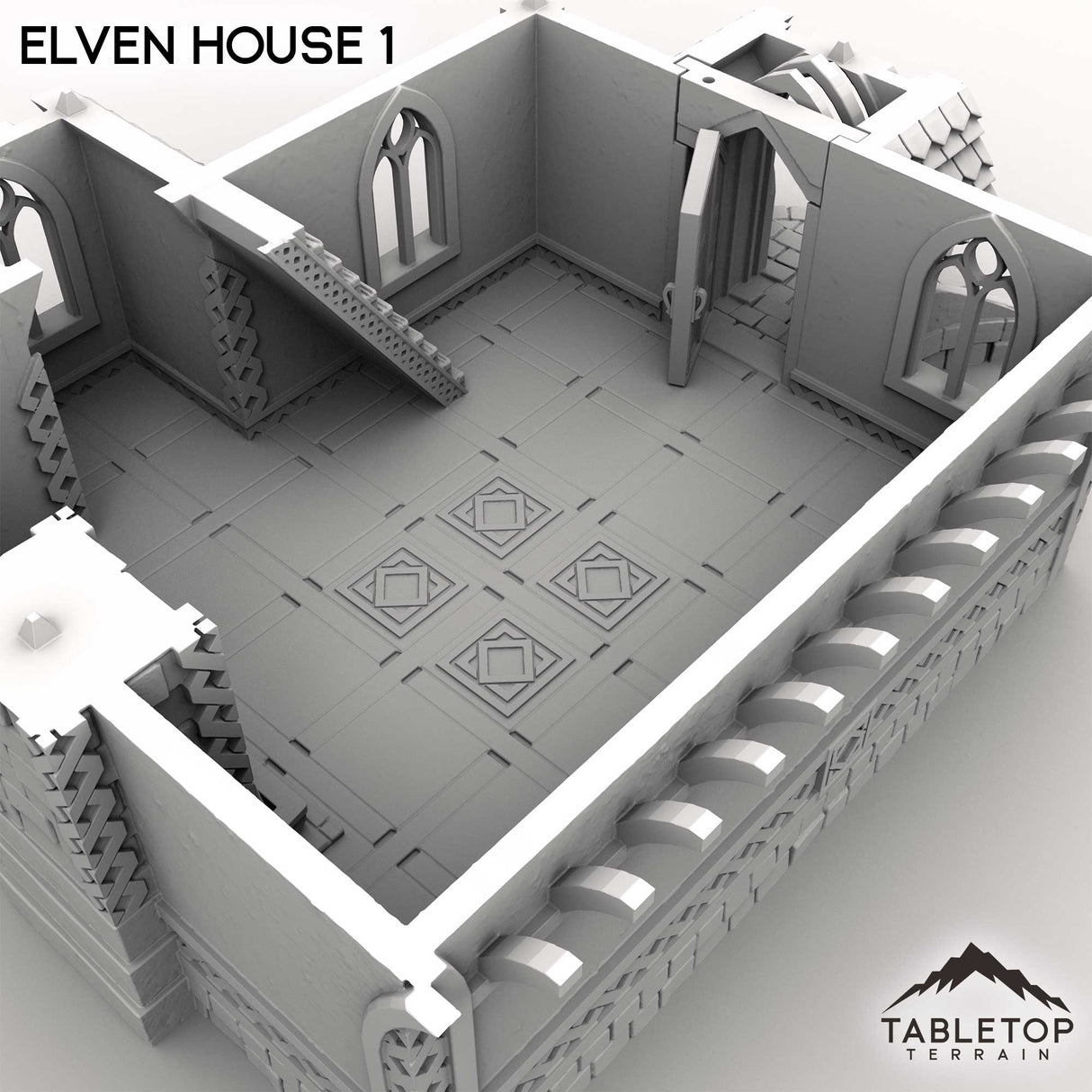 Tabletop Terrain Building Elven House 1
