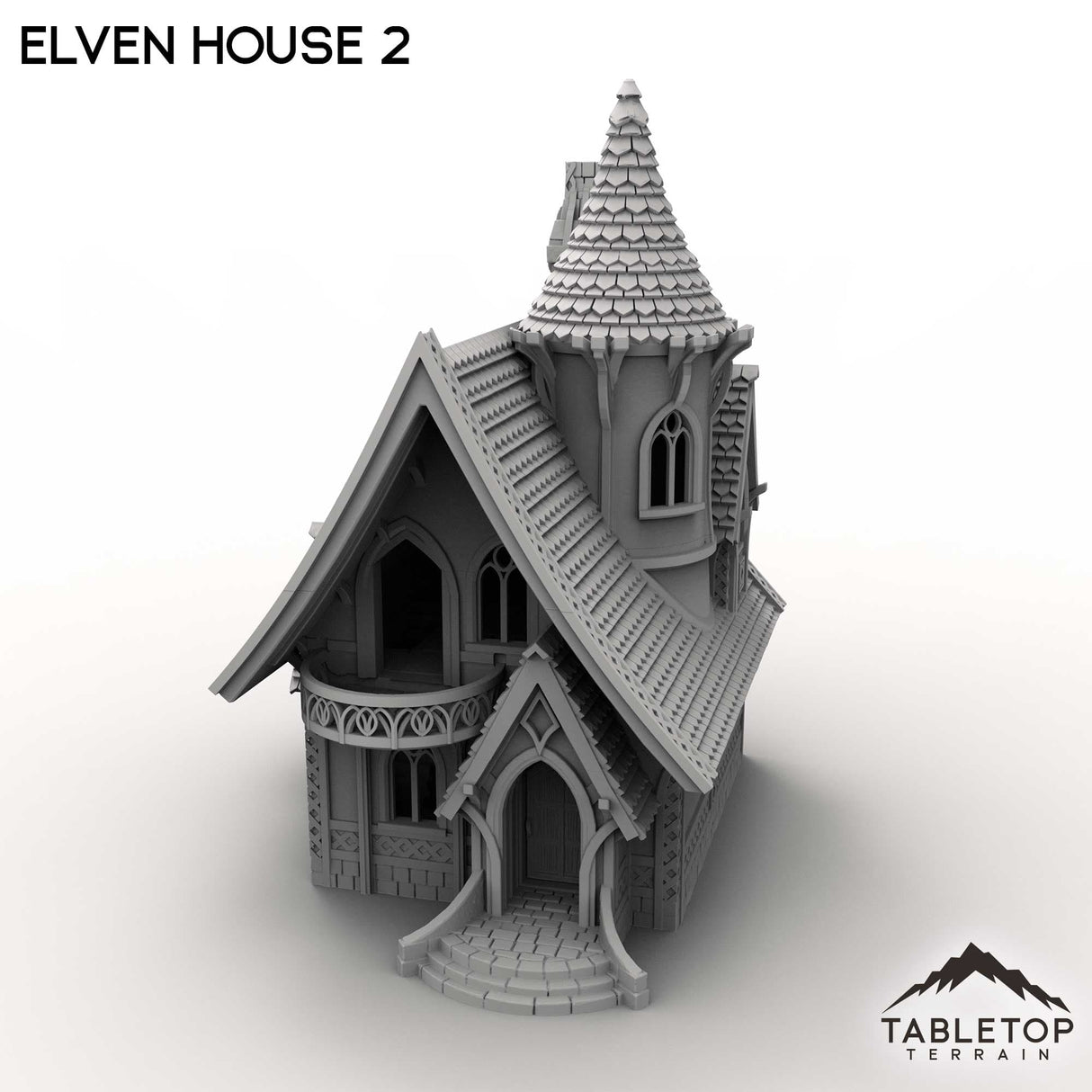 Tabletop Terrain Building Elven House 2