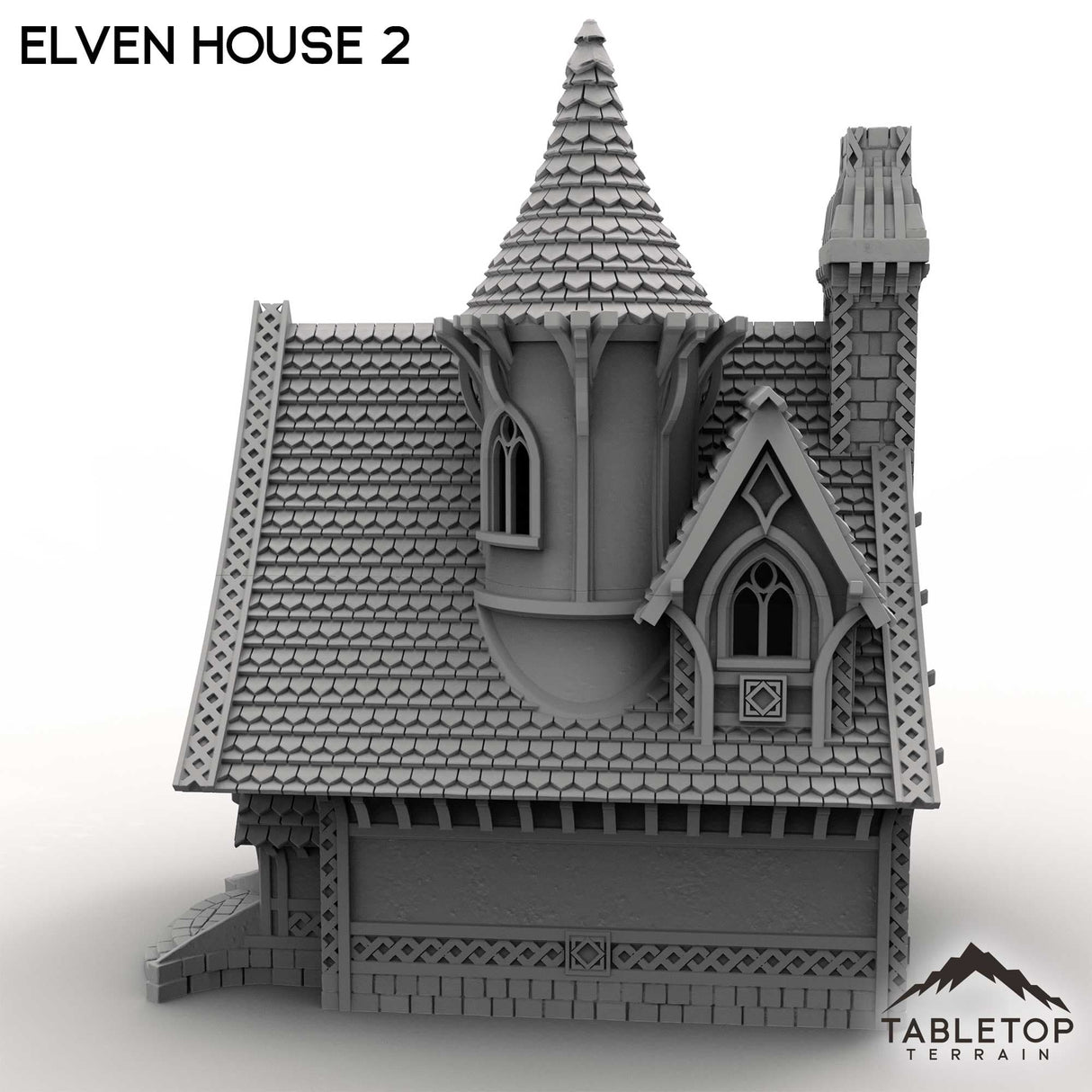 Tabletop Terrain Building Elven House 2