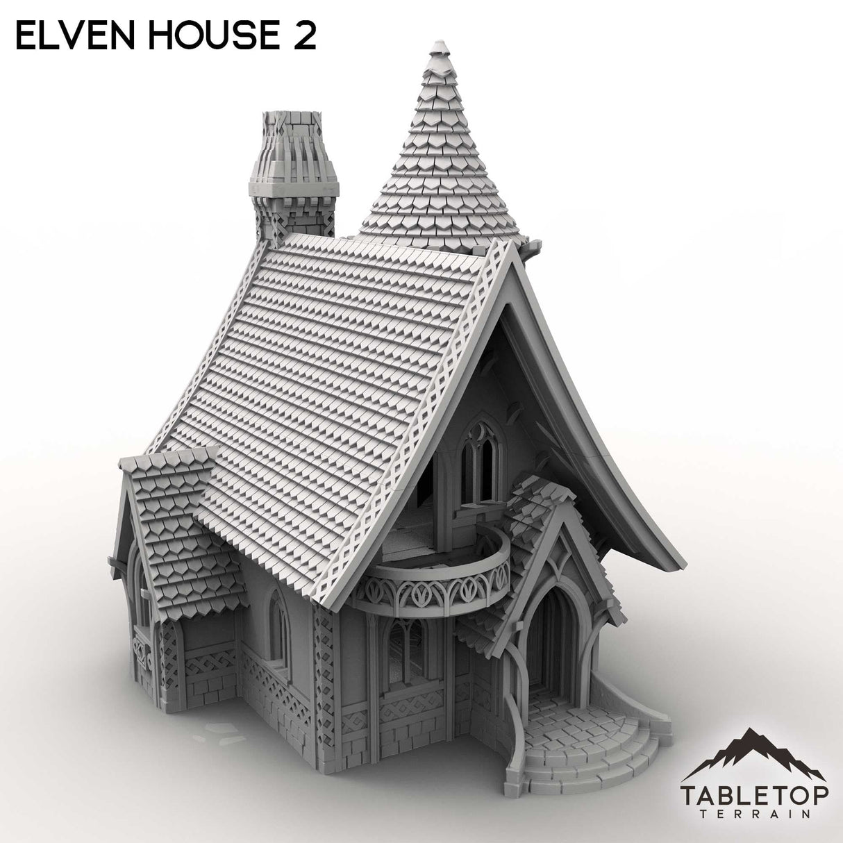 Tabletop Terrain Building Elven House 2