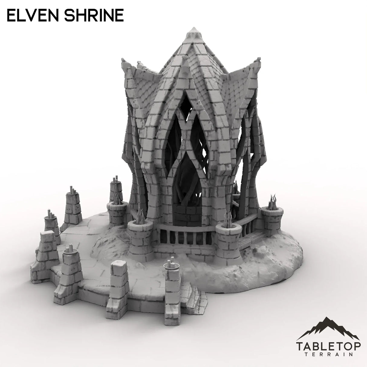Tabletop Terrain Building Elven Shrine