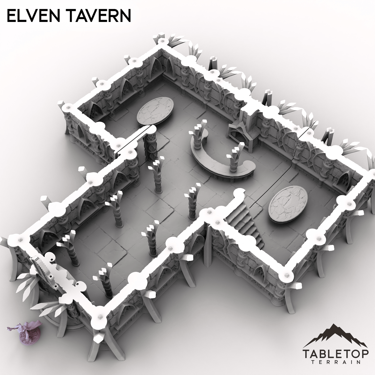 Tabletop Terrain Building Elven Tavern