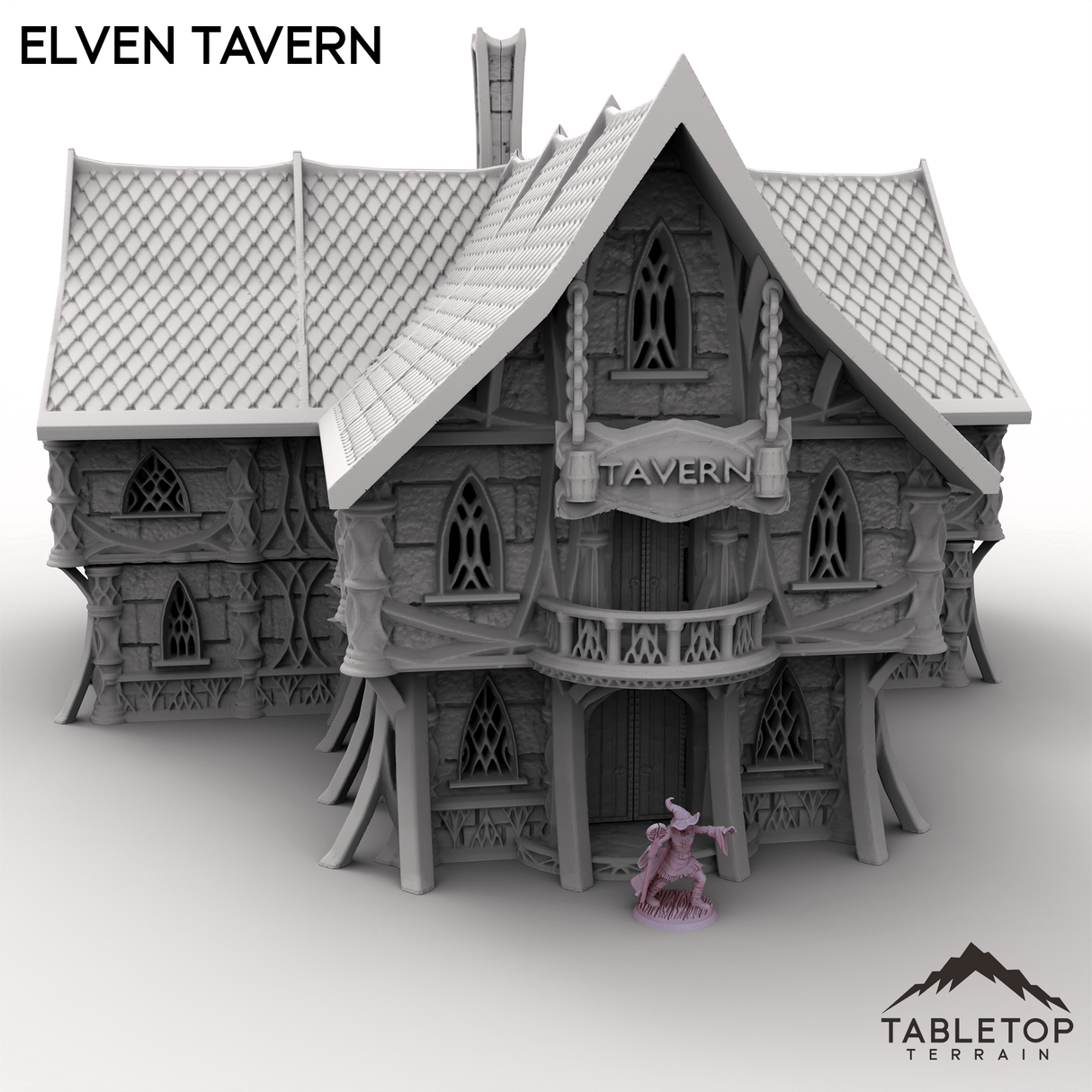 Tabletop Terrain Building Elven Tavern
