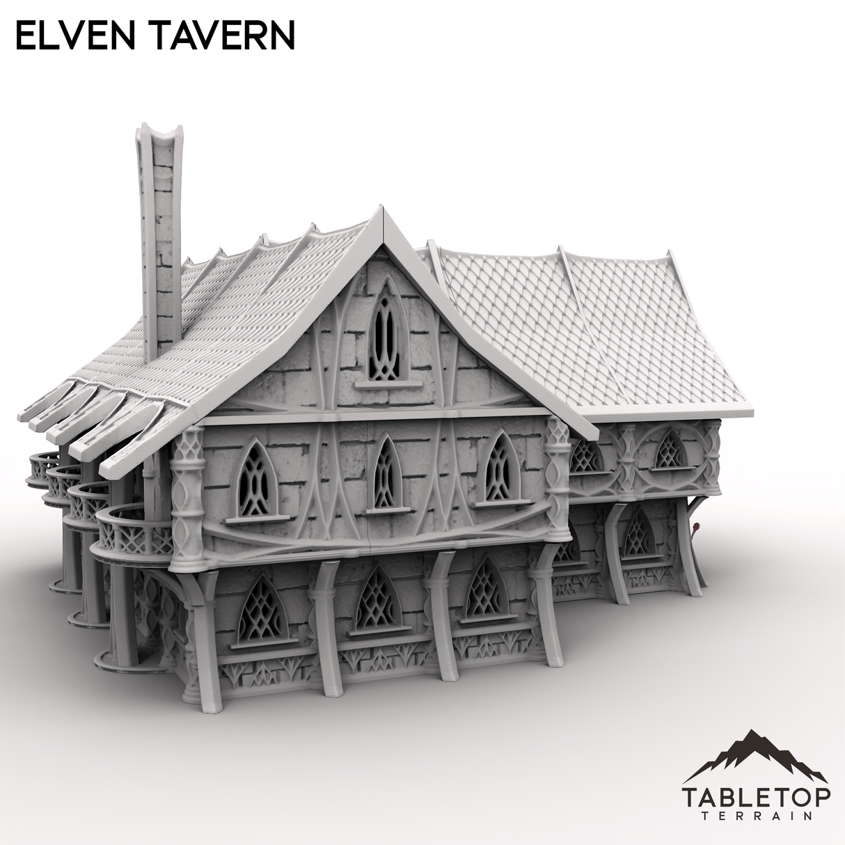 Tabletop Terrain Building Elven Tavern