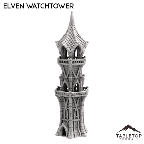 Tabletop Terrain Building Elven Watchtower