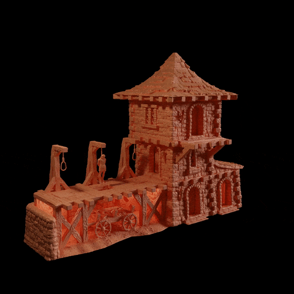Tabletop Terrain Building Execution Building