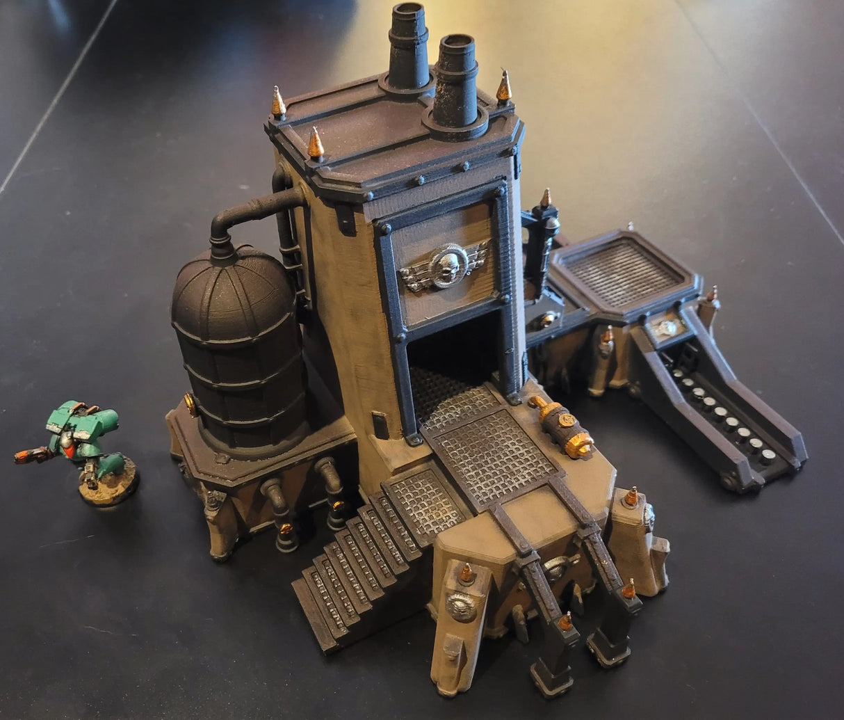 Tabletop Terrain Building Factory & Food Processing Silo