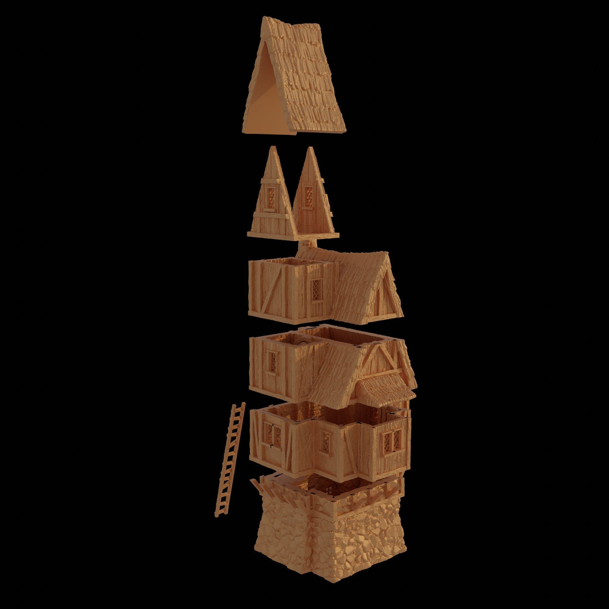 Tabletop Terrain Building Farmer Cottage