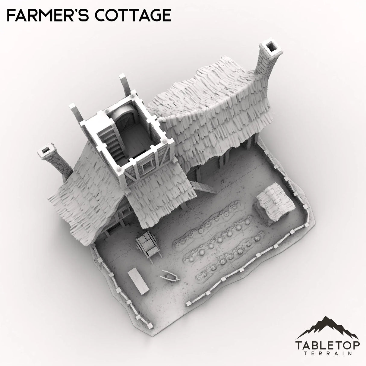 Tabletop Terrain Building Farmer's Cottage