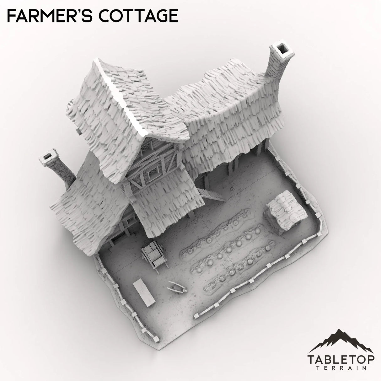 Tabletop Terrain Building Farmer's Cottage
