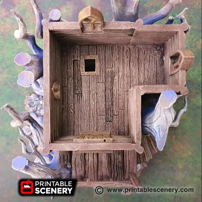 Tabletop Terrain Building Feywild Bower - Ruined Fantasy Building