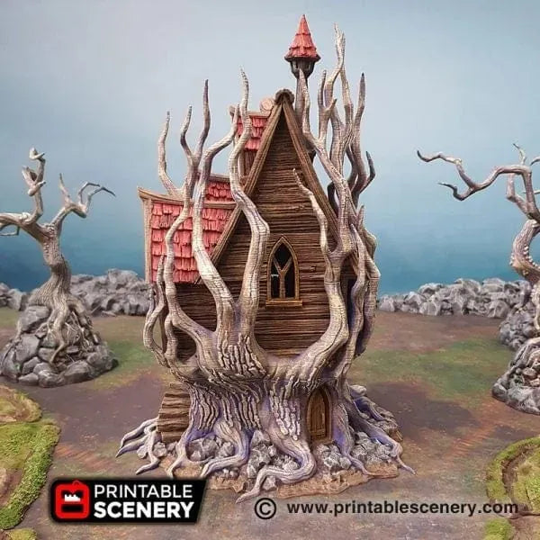 Tabletop Terrain Building Feywild Bower - Ruined Fantasy Building
