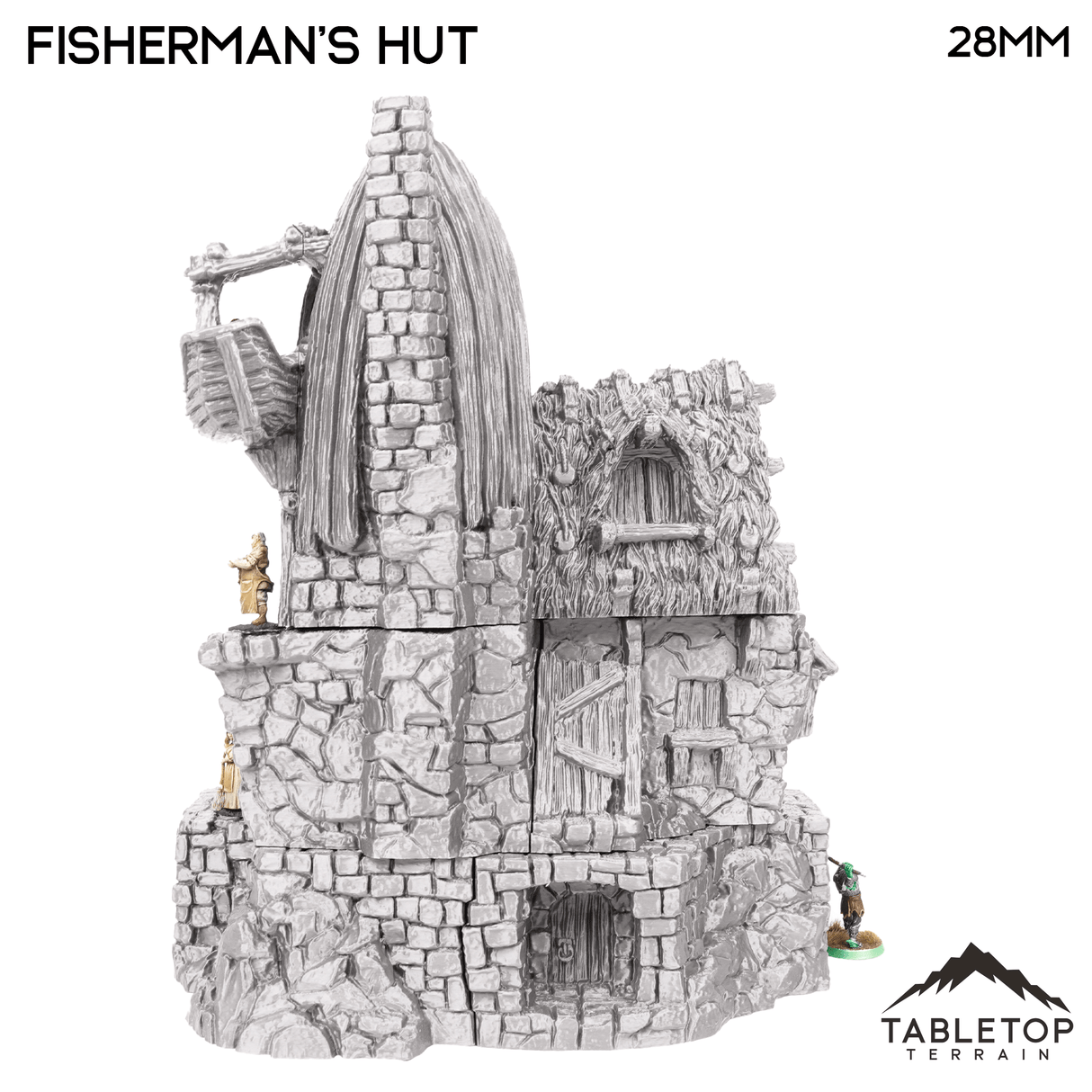 Tabletop Terrain Building Fisherman's Hut - Hagglethorn Hollow - Fantasy Building