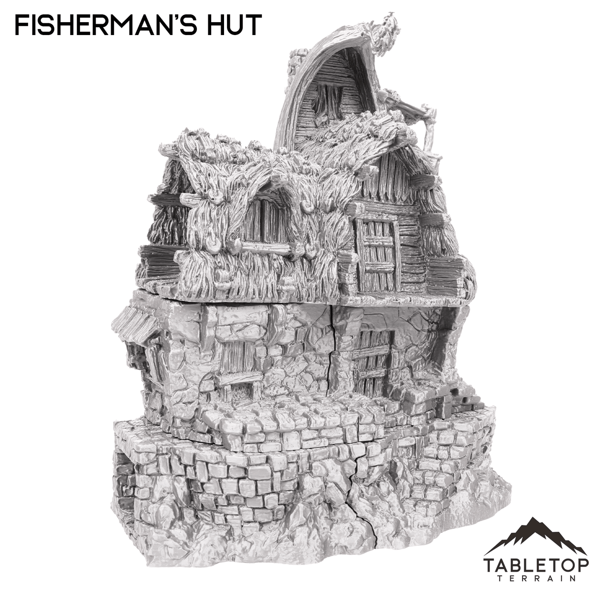 Tabletop Terrain Building Fisherman's Hut - Hagglethorn Hollow - Fantasy Building