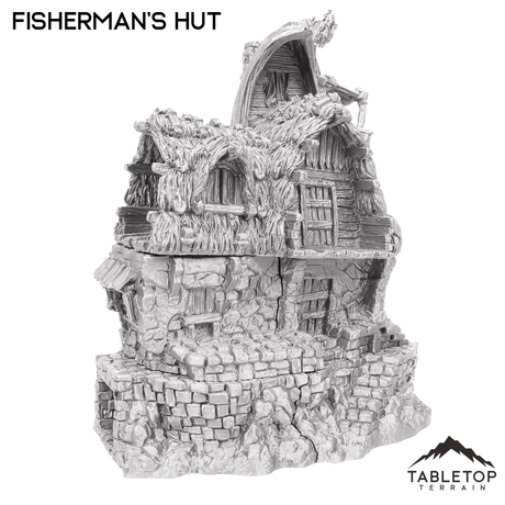 Tabletop Terrain Building Fisherman's Hut - Hagglethorn Hollow - Fantasy Building