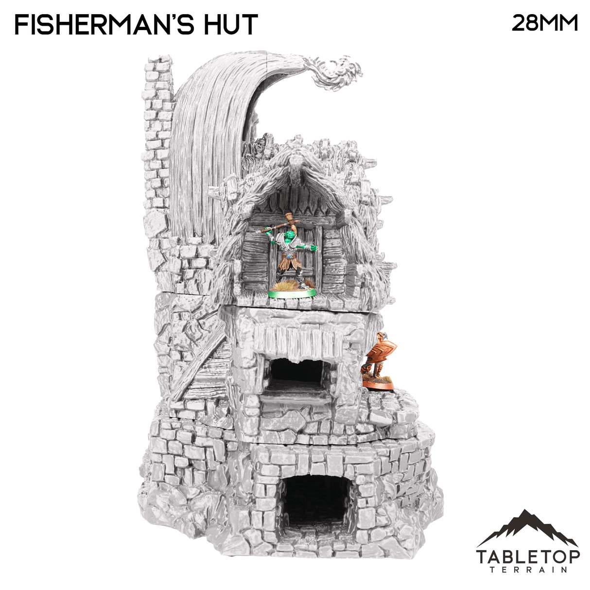 Tabletop Terrain Building Fisherman's Hut - Hagglethorn Hollow - Fantasy Building