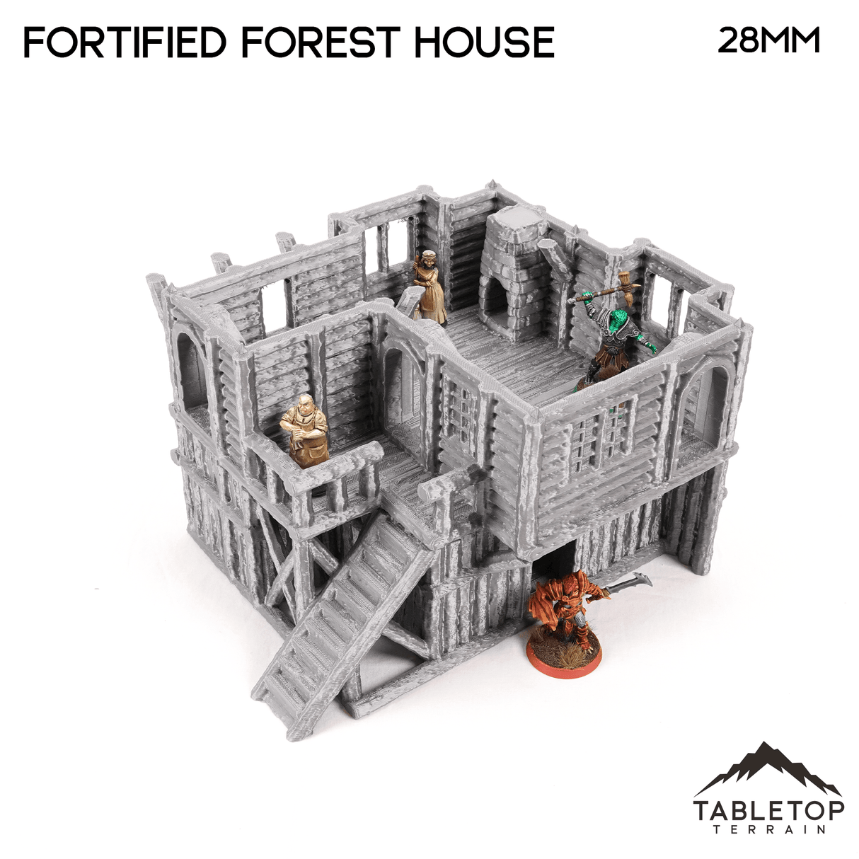 Tabletop Terrain Building Fortified Forest House