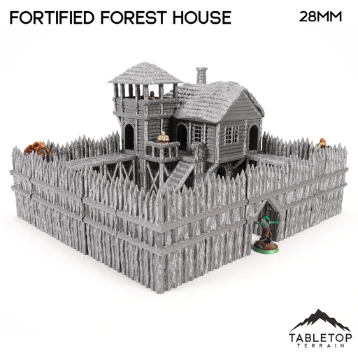Tabletop Terrain Building Fortified Forest House