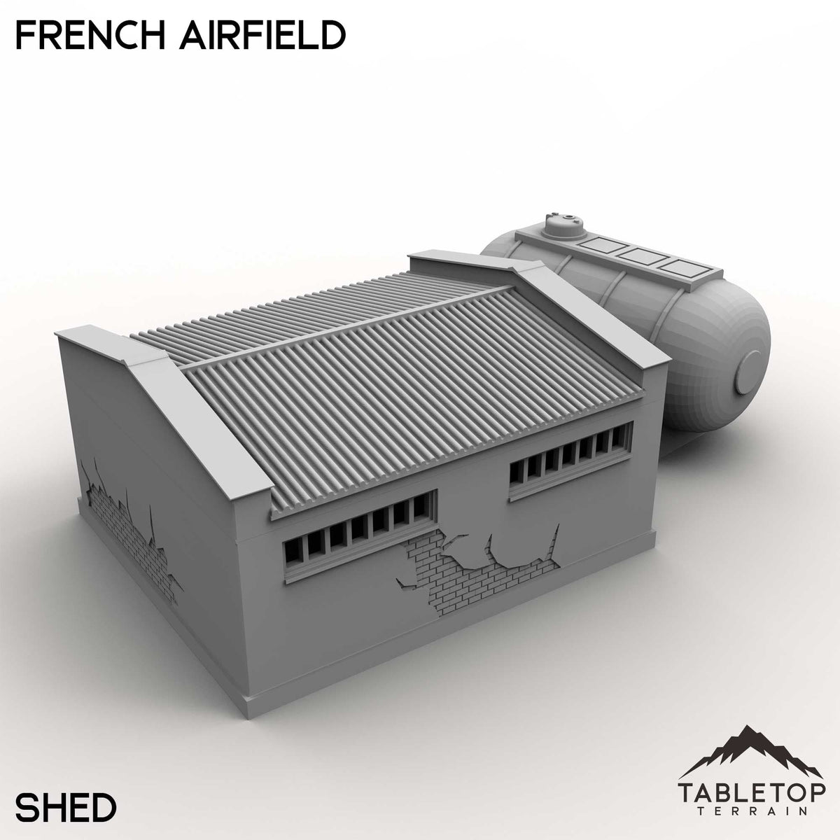 Tabletop Terrain Building French Airfield