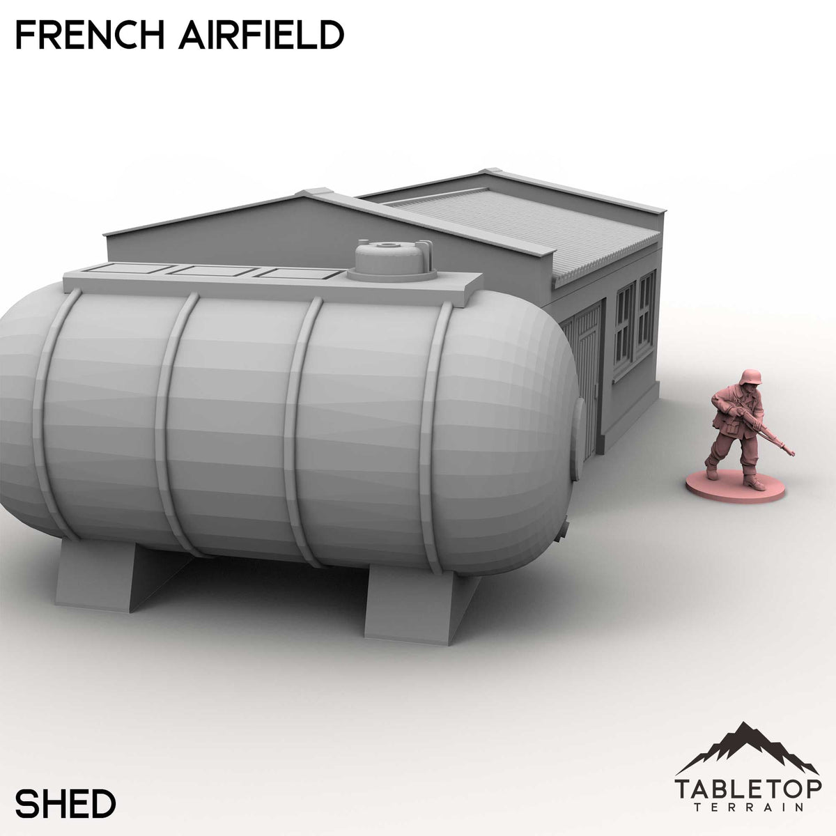 Tabletop Terrain Building French Airfield
