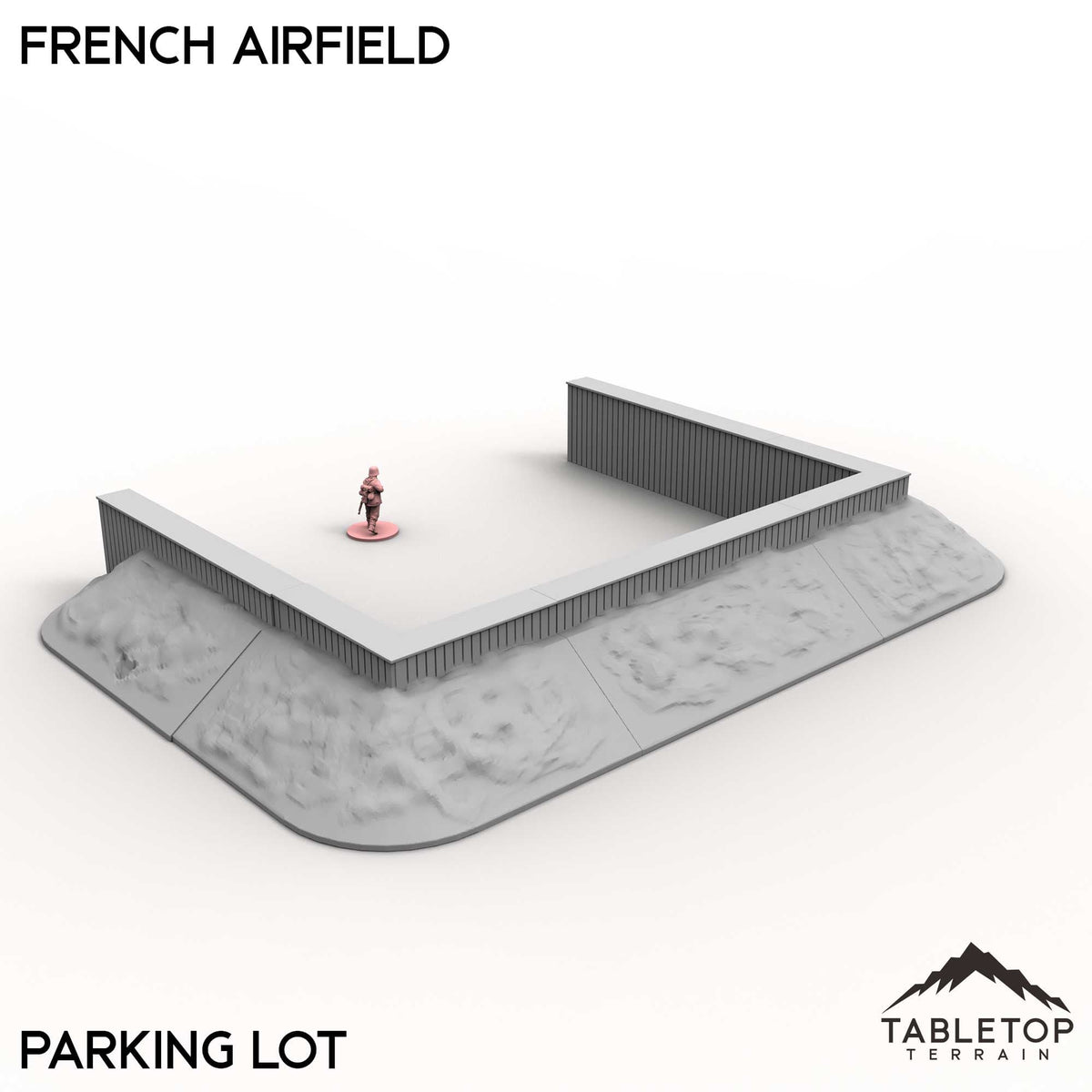 Tabletop Terrain Building French Airfield