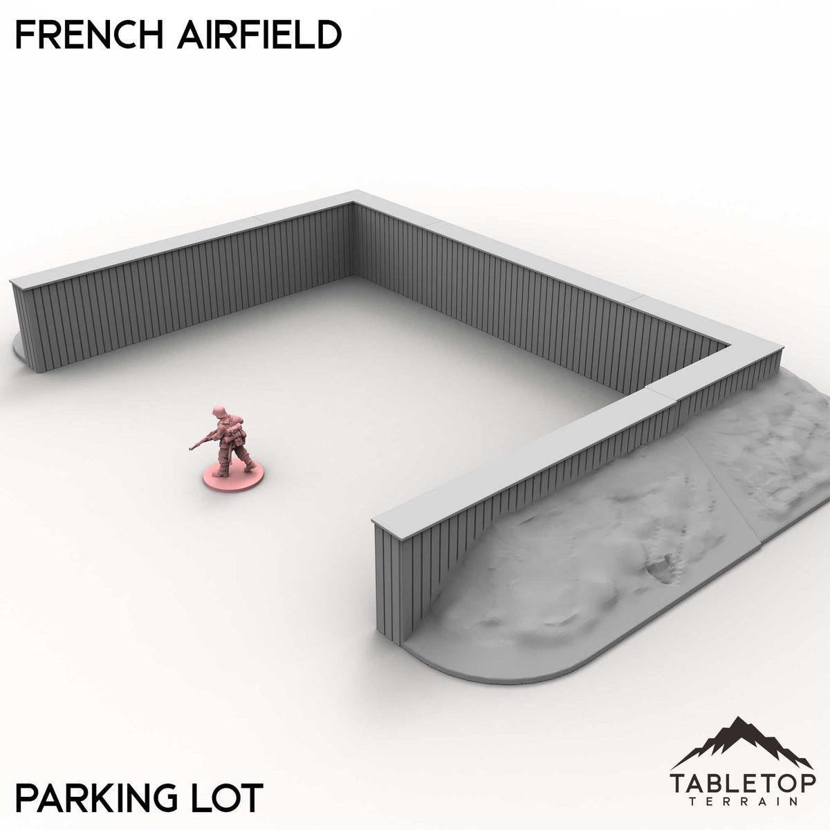 Tabletop Terrain Building French Airfield