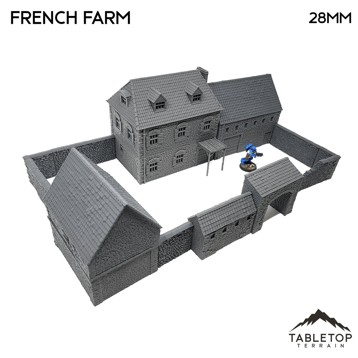 Tabletop Terrain Building French Farm - WWII - Building