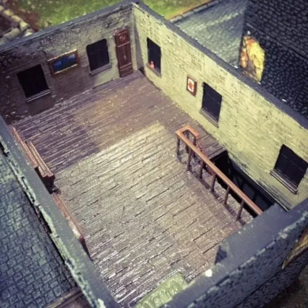 Tabletop Terrain Building French Farmhouse - WWII Building