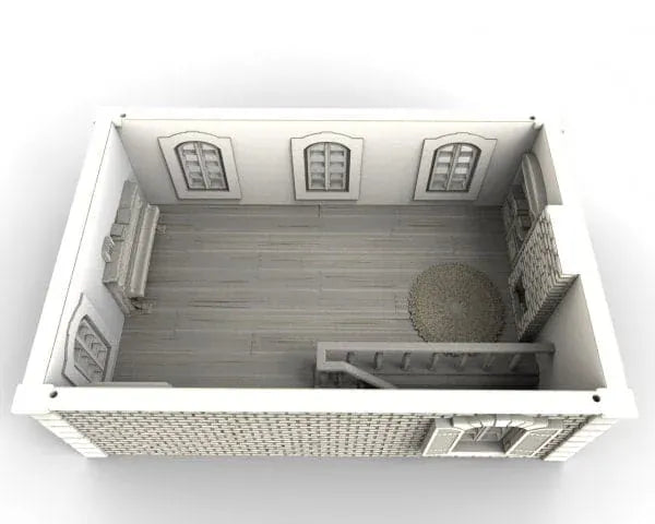 Tabletop Terrain Building French House Shop - WWII Building