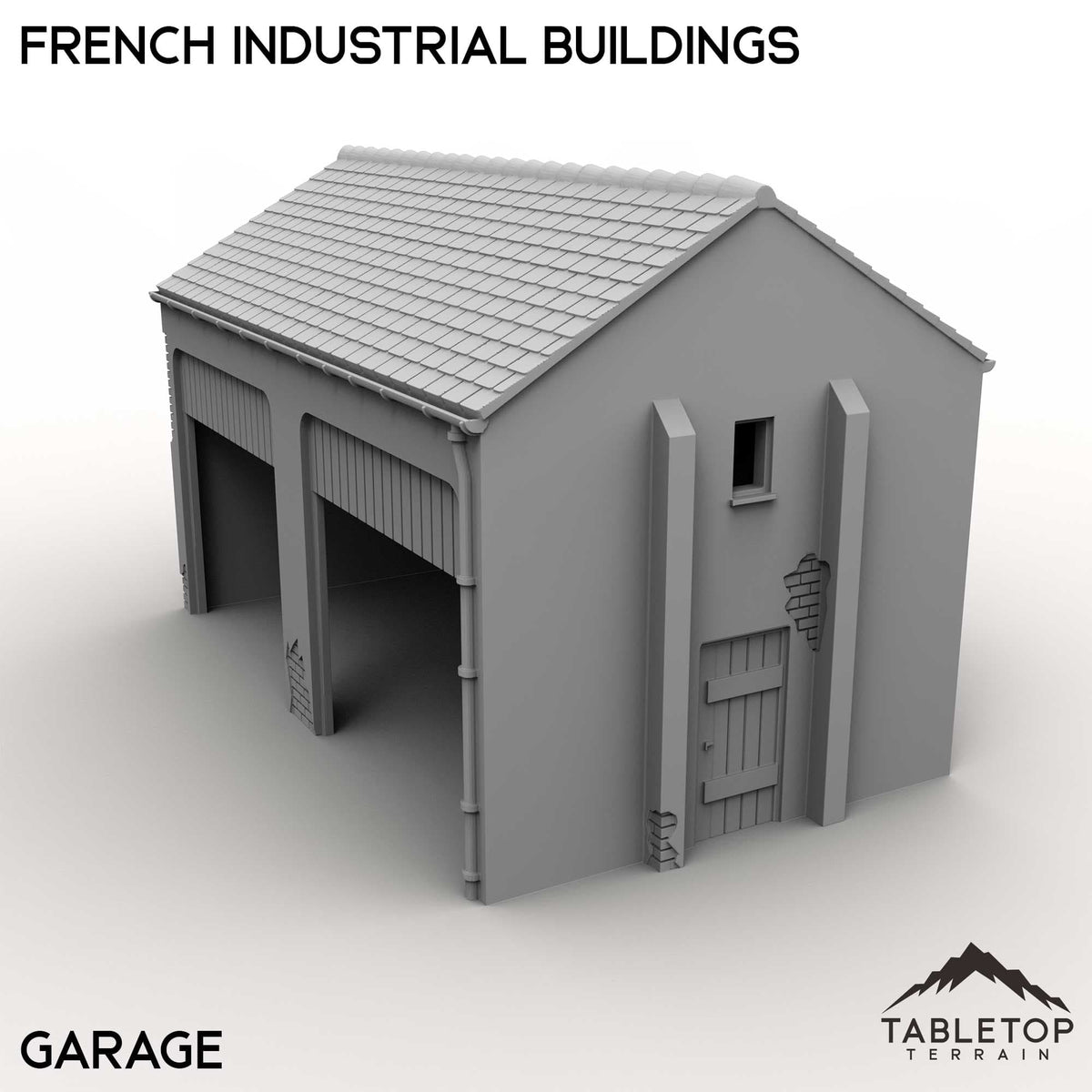 Tabletop Terrain Building French Industrial Buildings