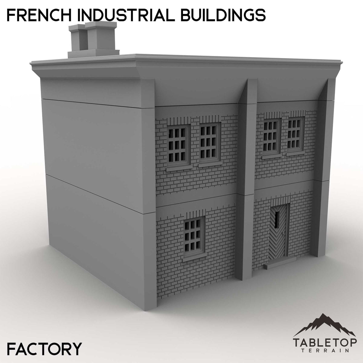 Tabletop Terrain Building French Industrial Buildings
