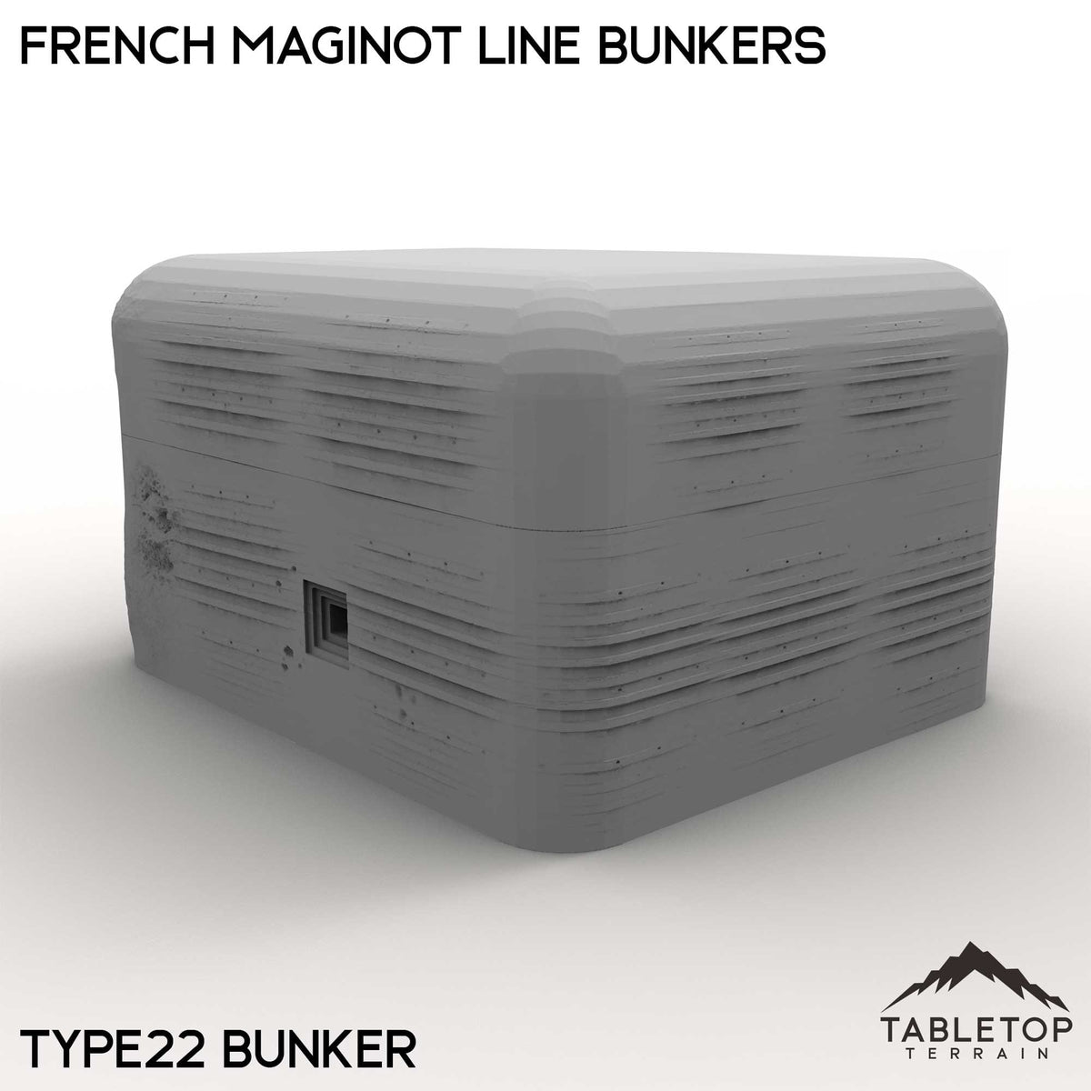 Tabletop Terrain Building French Maginot Line Bunkers
