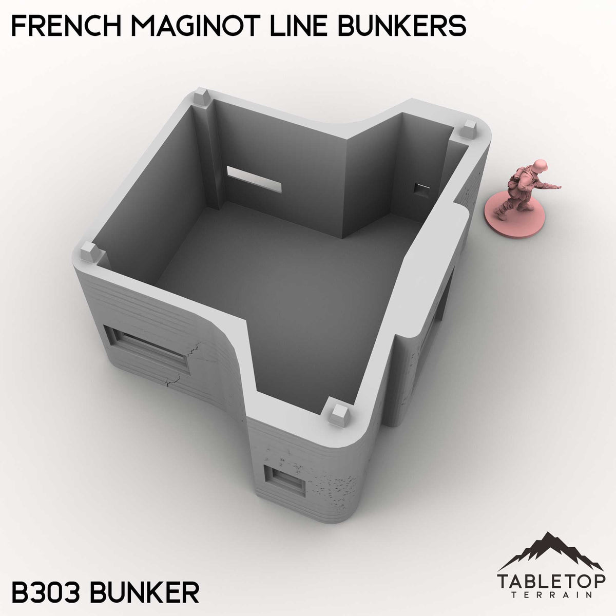 Tabletop Terrain Building French Maginot Line Bunkers