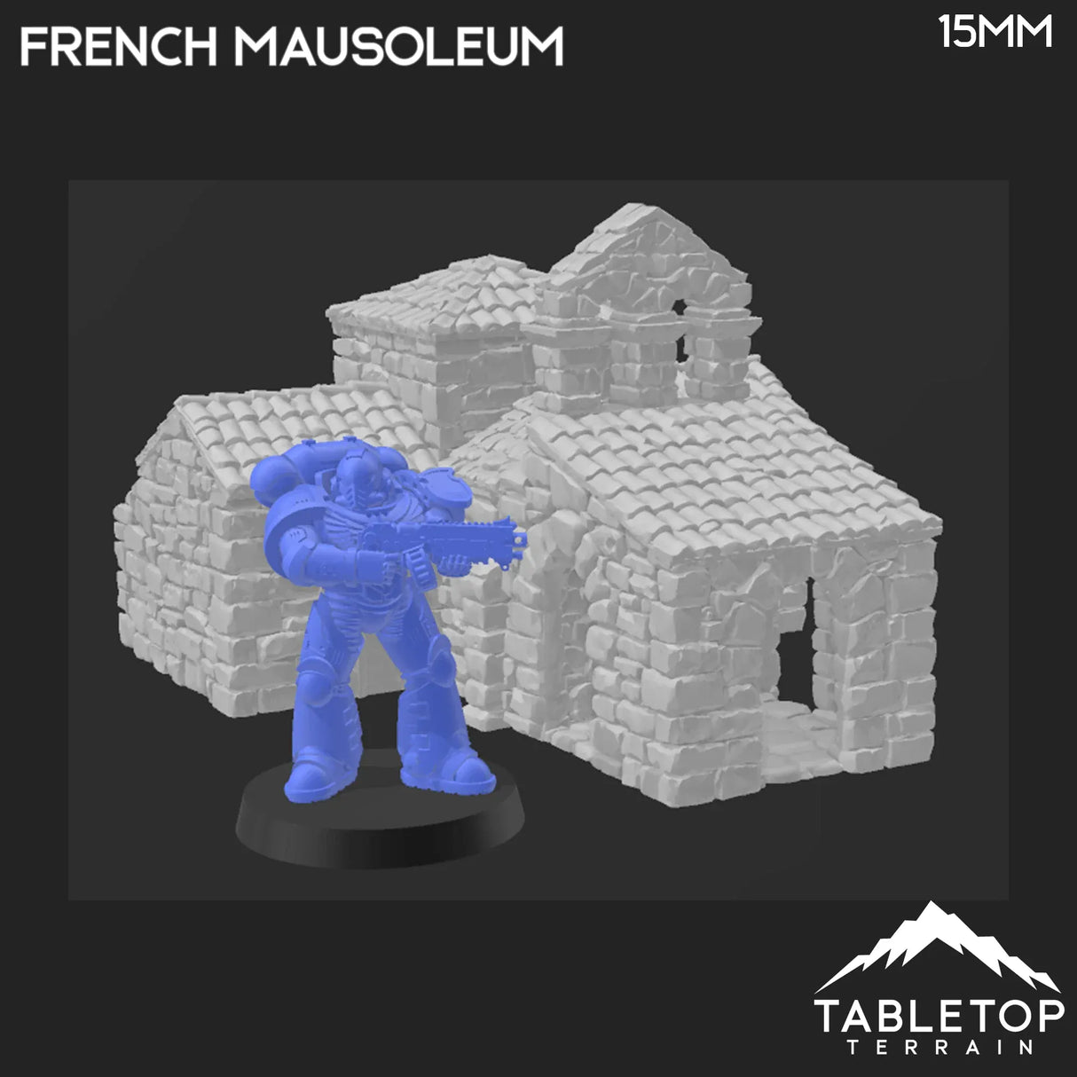 Tabletop Terrain Building French Mausoleum - Country & King - Fantasy Historical Building