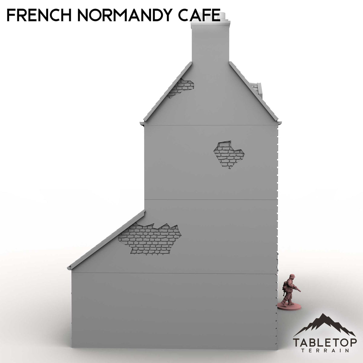 Tabletop Terrain Building French Normandy Cafe