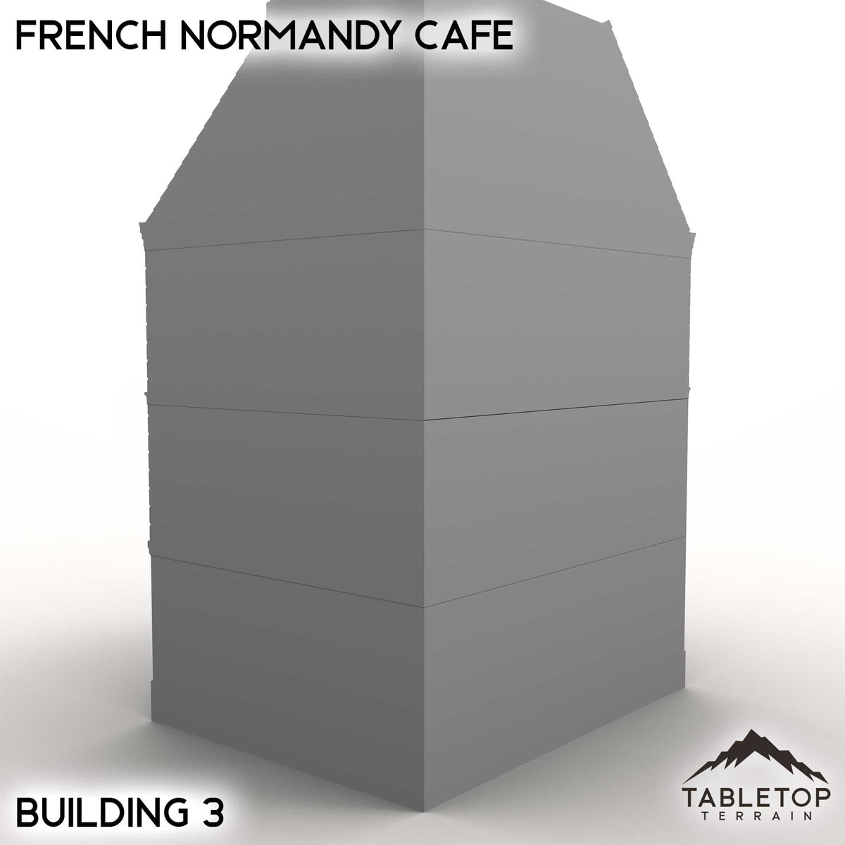 Tabletop Terrain Building French Normandy Corner Buildings