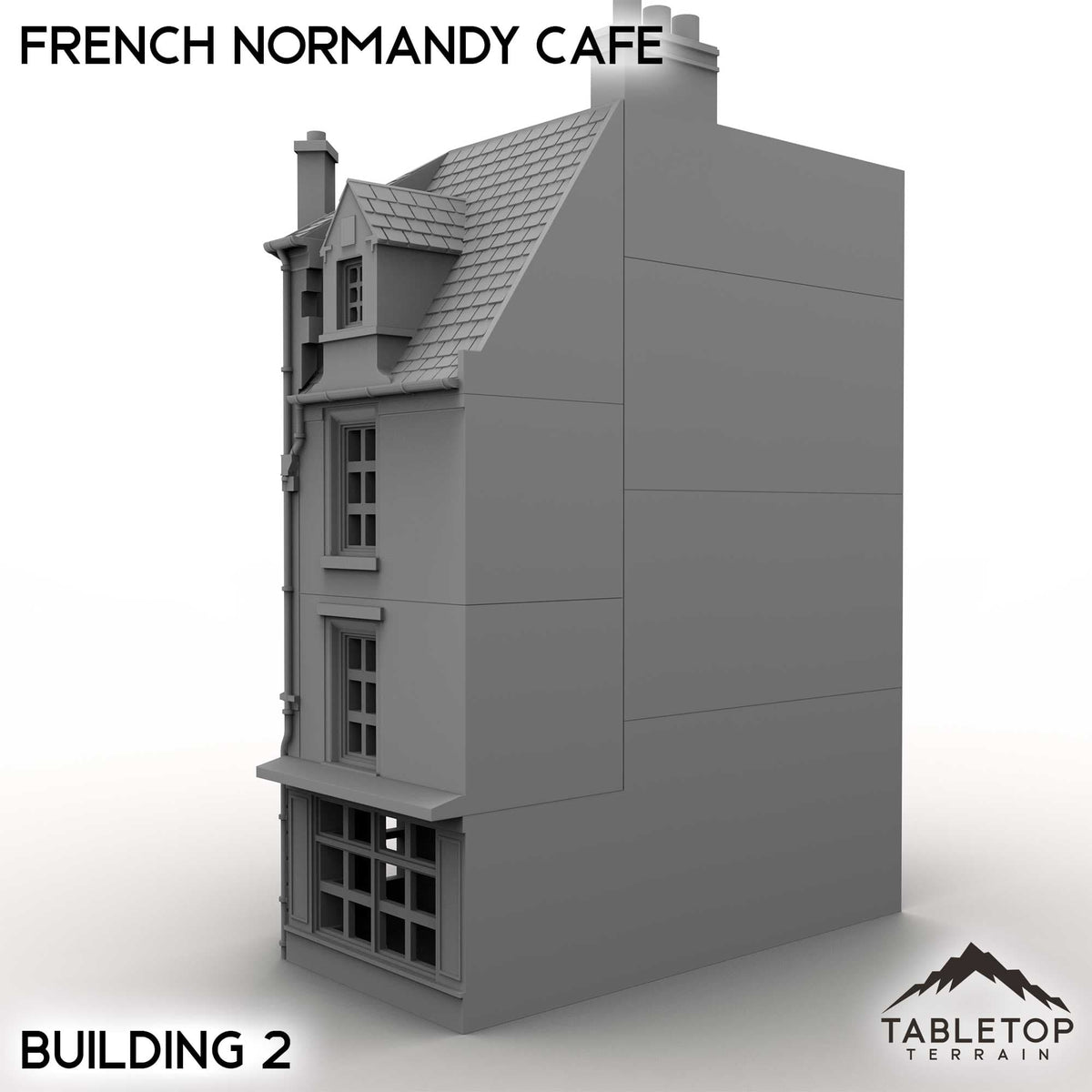 Tabletop Terrain Building French Normandy Corner Buildings