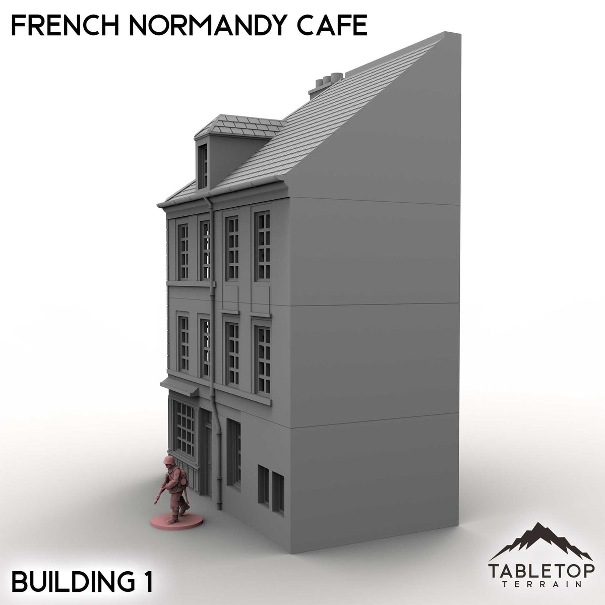 Tabletop Terrain Building French Normandy Corner Buildings