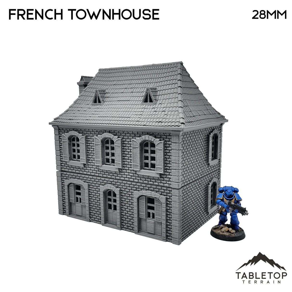 Tabletop Terrain Building French Townhouse - WWII Building