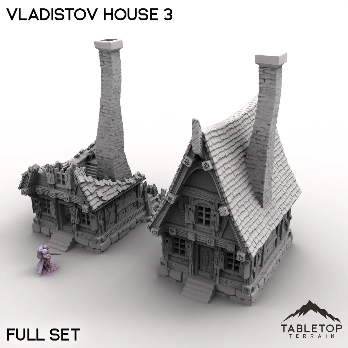 Tabletop Terrain Building Full Set / 32mm Vladistov House 3