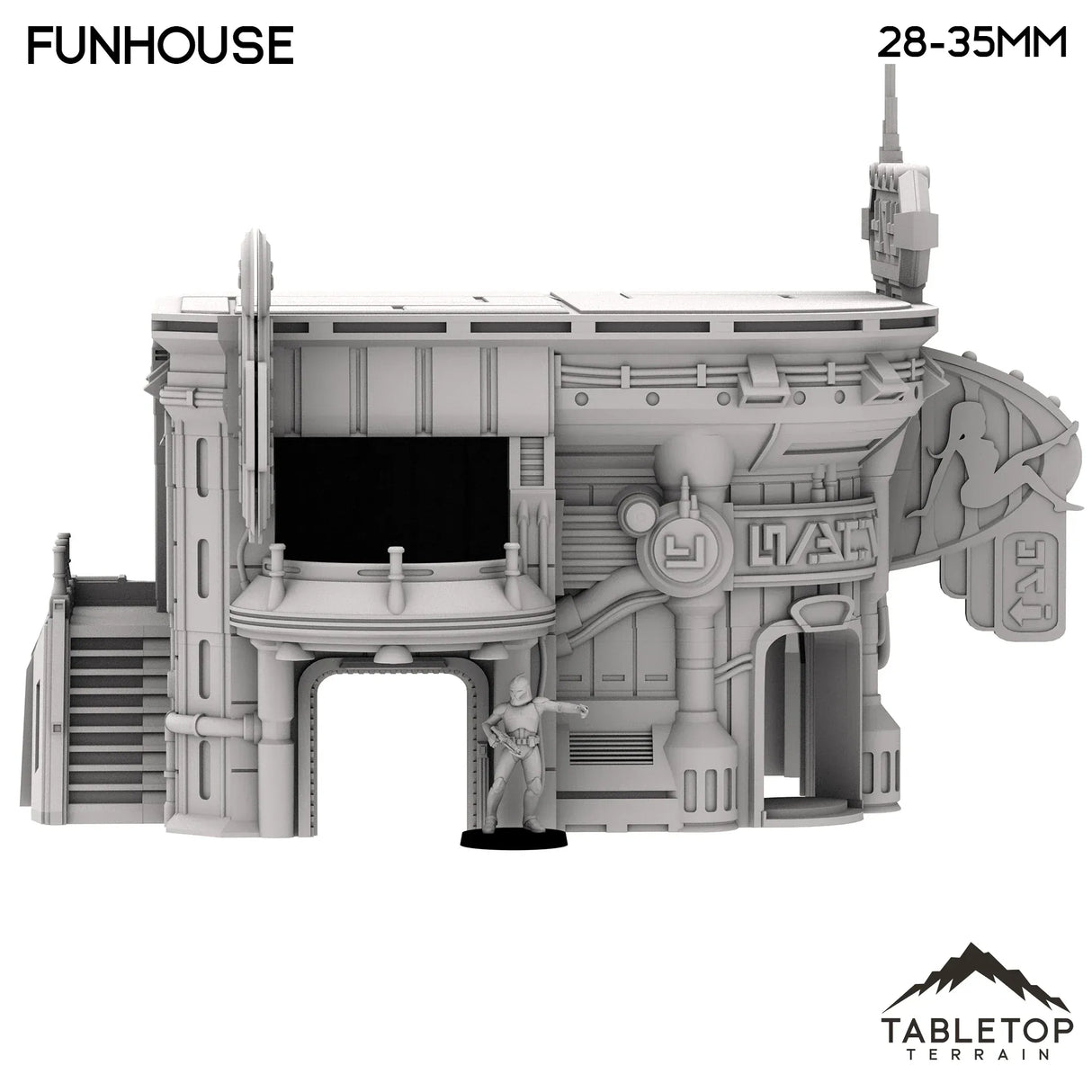 Tabletop Terrain Building Funhouse - Futuristic City