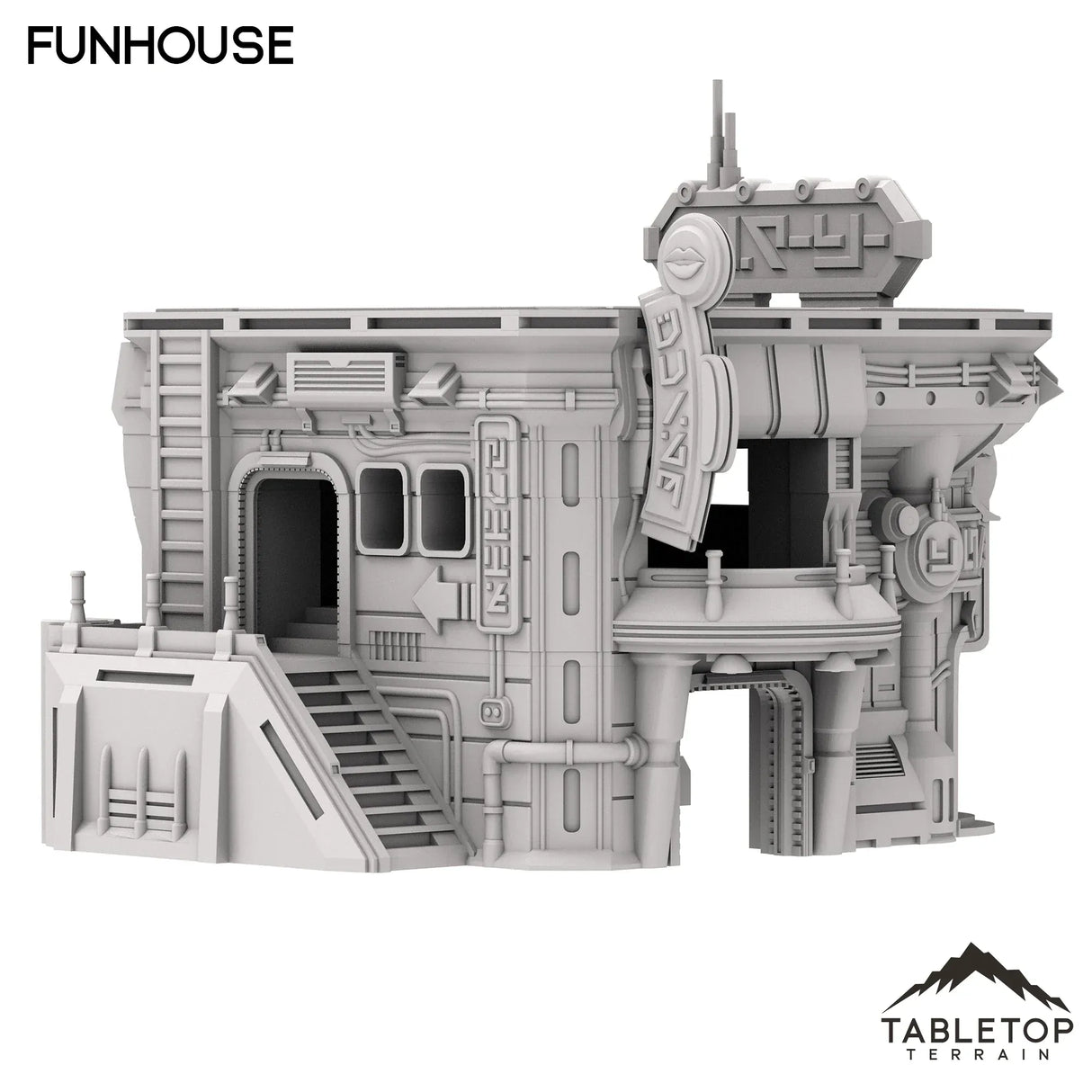 Tabletop Terrain Building Funhouse - Futuristic City