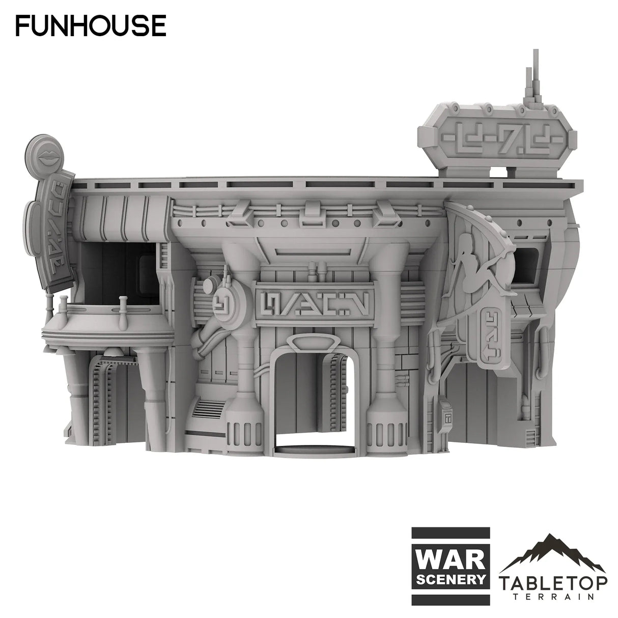 Tabletop Terrain Building Funhouse - Futuristic City