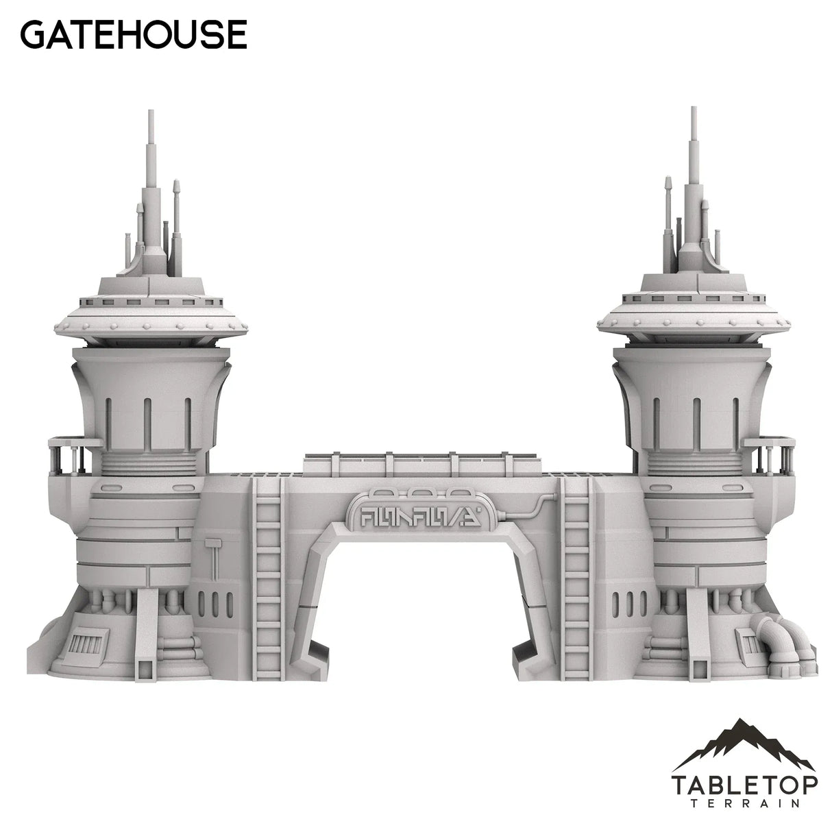 Tabletop Terrain Building Gatehouse - Futuristic City