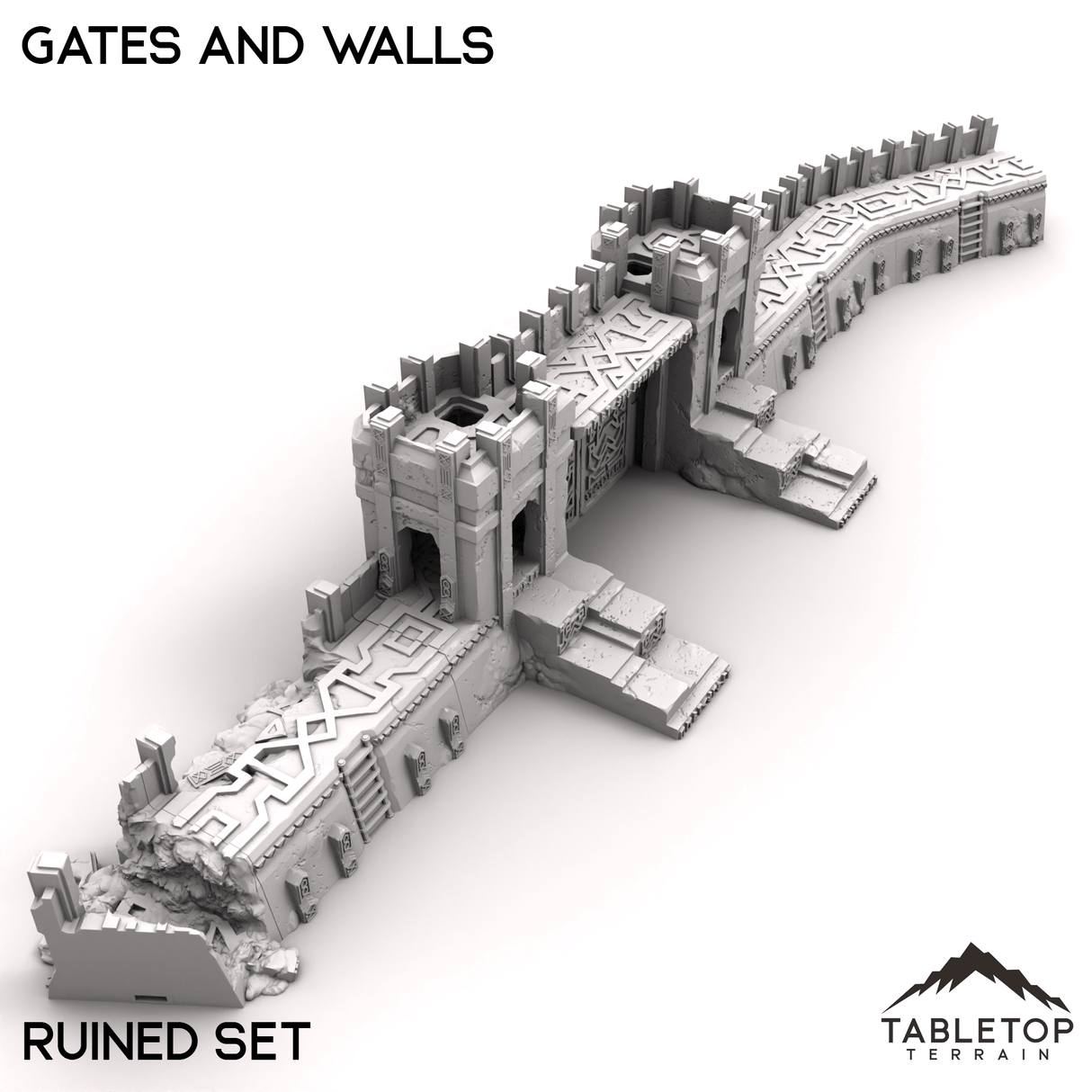 Tabletop Terrain Building Gates and Walls - Kingdom of Durak Deep