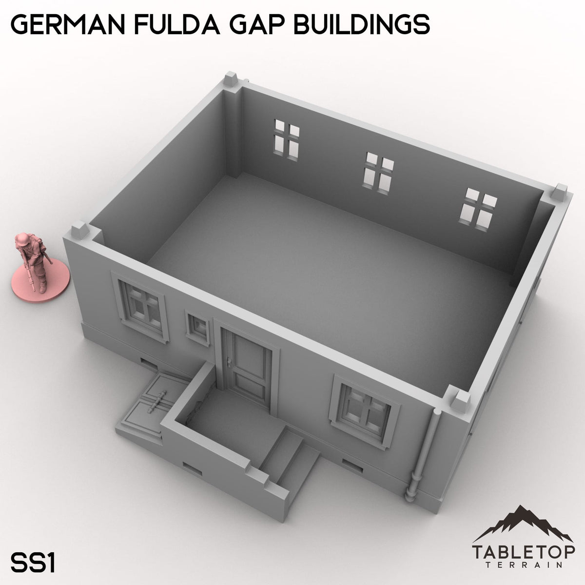 Tabletop Terrain Building German Fulda Gap Buildings