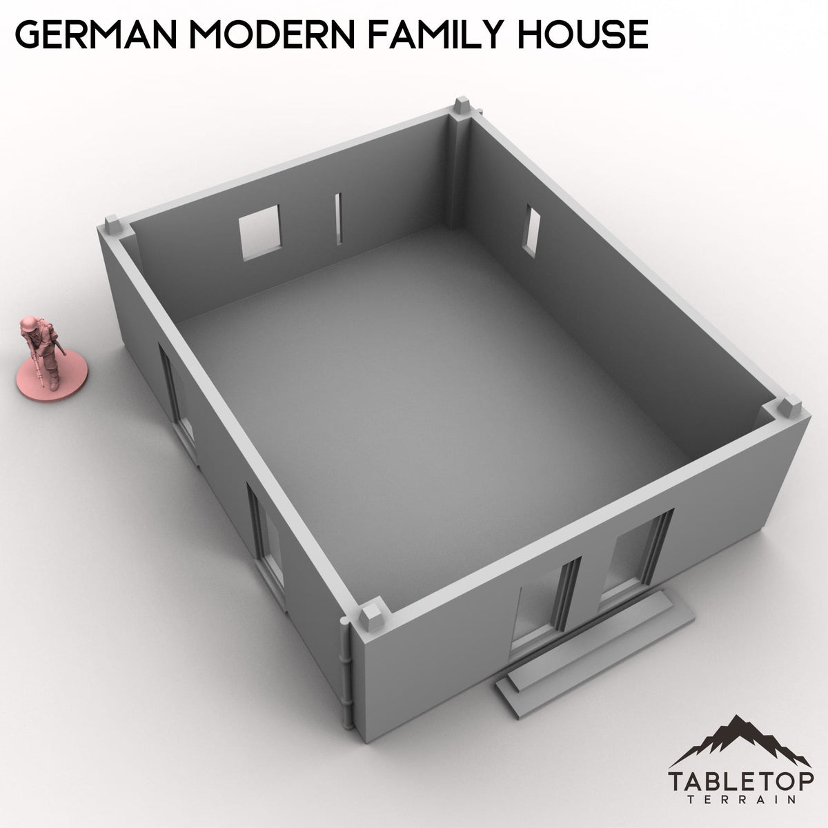 Tabletop Terrain Building German Modern Family House