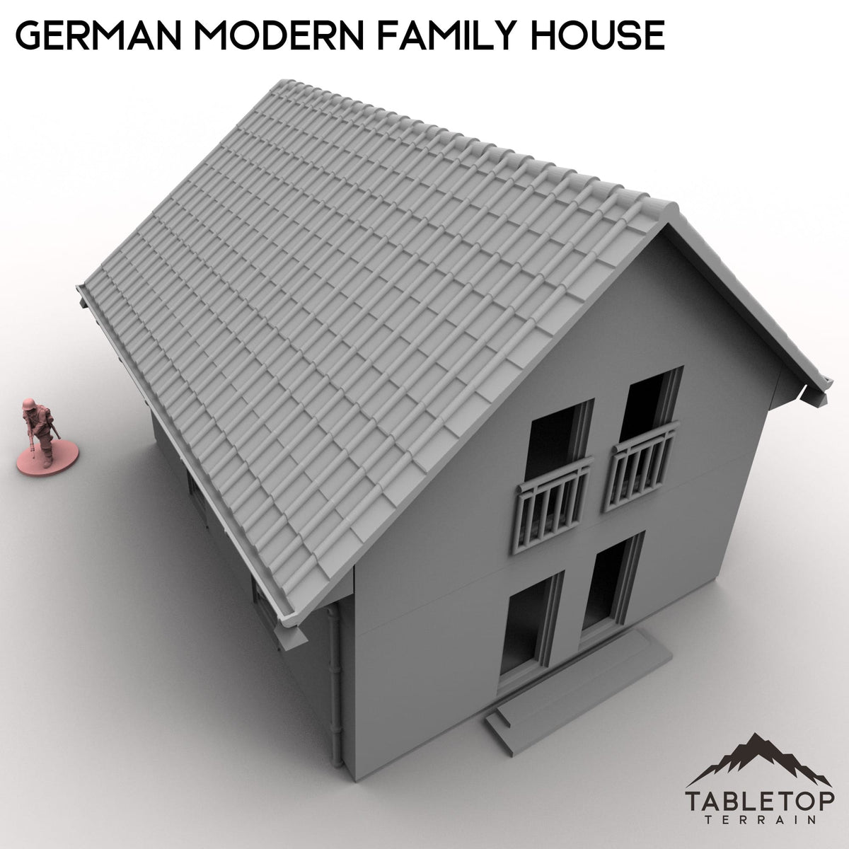 Tabletop Terrain Building German Modern Family House